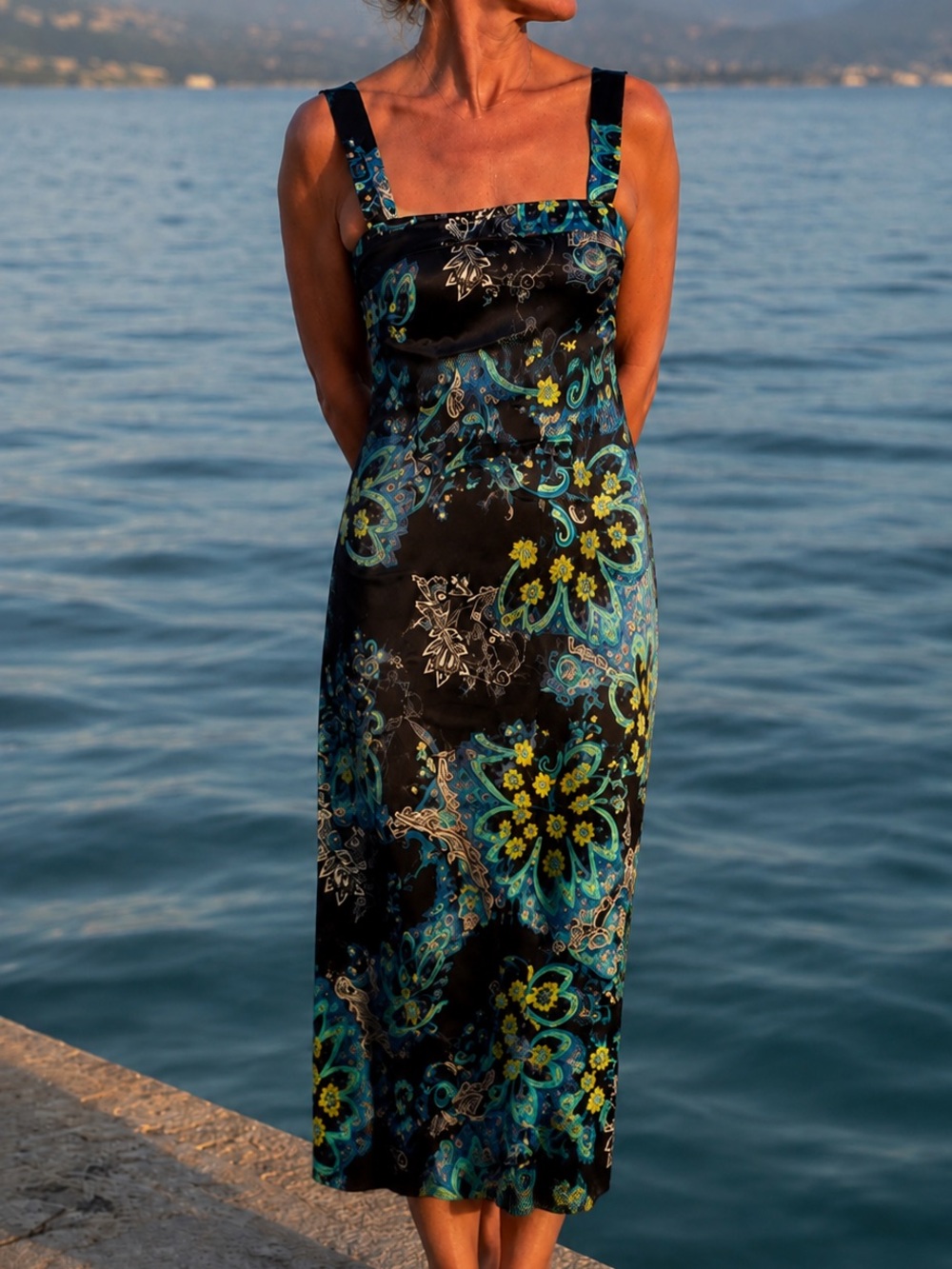 ETRO silk dress size 46/8 in great condition